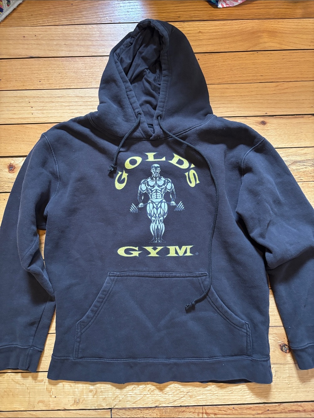 Golds Gym Black Pullover Hoodie - Men's